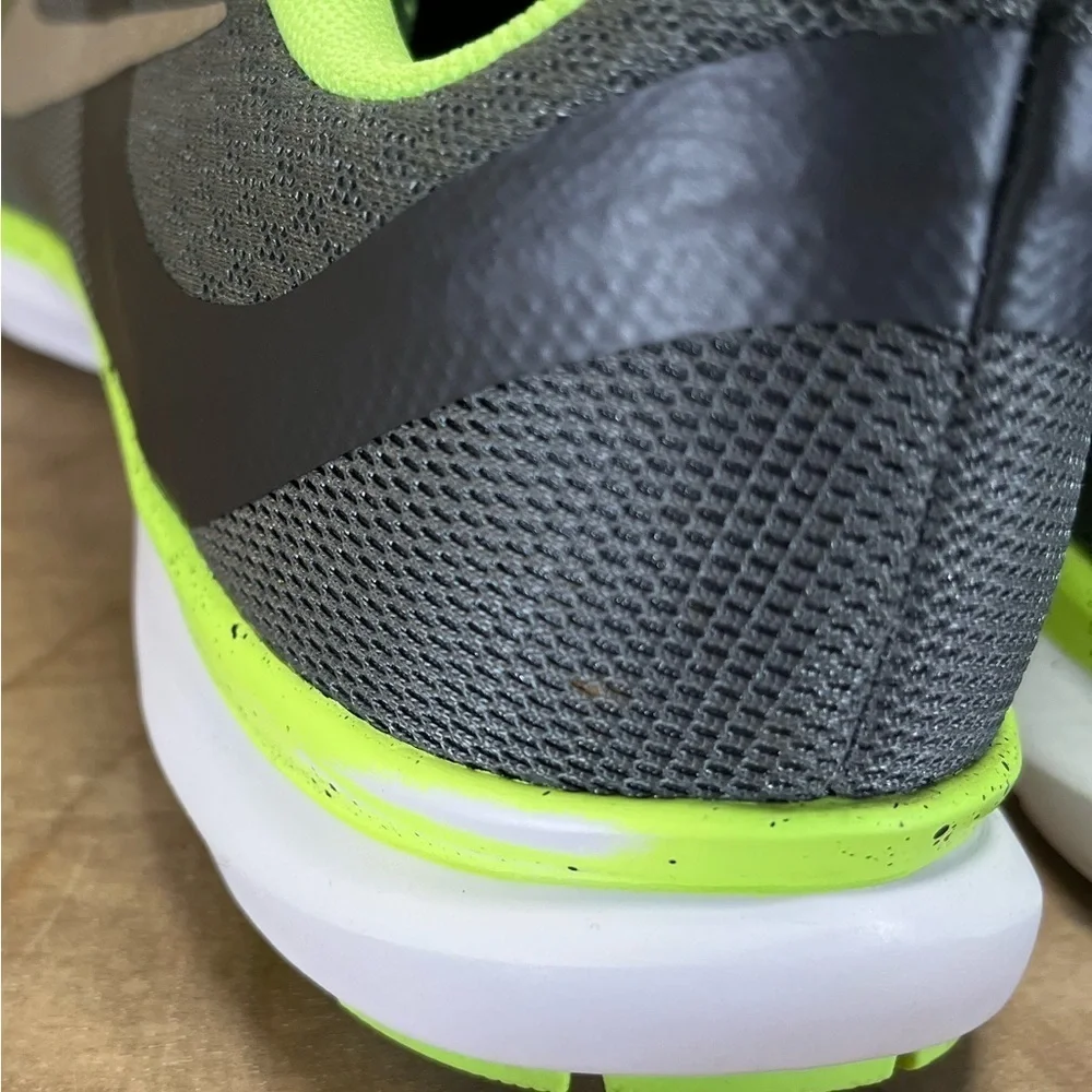Nike Flex Trainer 6 Womens Sz 8.5 Training Shoes Sneakers Gray Green 831578-006